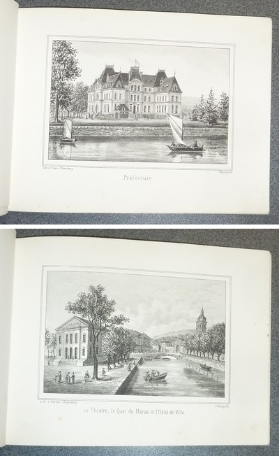 Livre ancien Savoie - Souvenir d'Annecy et de ses environs (12 litographies) - Champod