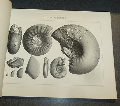 Description géologique et paléontologique de la colline de Lémenc sur Chambéry. Atlas (1875) auquel est joint : La nouvelle description, Atlas (1887)