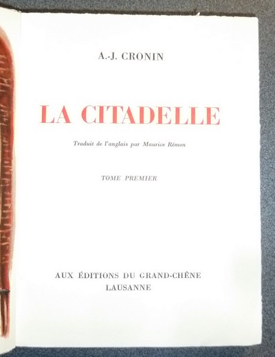 La citadelle (2 volumes)