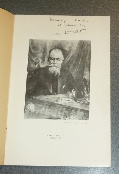 Le centenaire de Charles Buttin (1856-1931) à l'Académie Florimontane d'Annecy. Séance du 5 décembre 1956