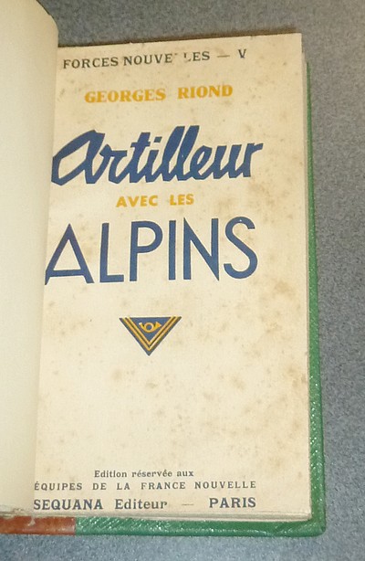 Artilleur avec les Alpins