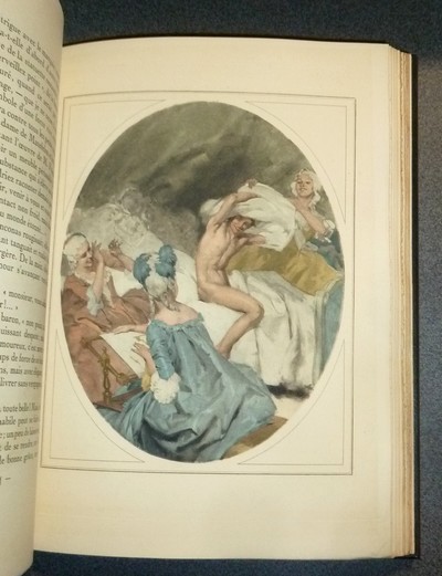 La leçon d'amour dans un parc (avec une suite en sanguine avec remarque et reliure signée) Les nouvelles leçons d'amour dans un parc (Reliure signée)