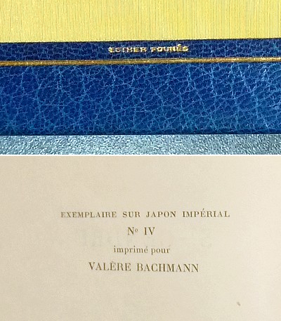 St-Cendre (Exemplaire nominatif sur Japon impérial dans une reliure plein maroquin signée et suite en noir)