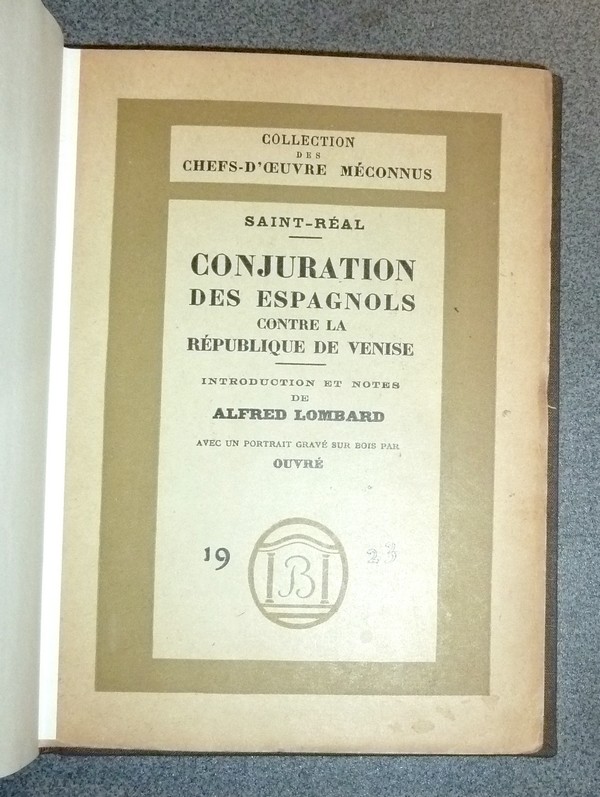 Conjuration des Espagnols contre la République de Venise en l'année MDCXVIII