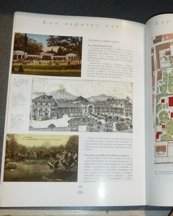 Arts et mémoire d'Aix-les-Bains N° 65 - Louis Pillet - Parcs et jardins d'Aix les bains - Histoire de la carte postale en Savoie (2)