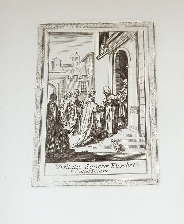 Vita et historia beatae Mariae virginis Matris Dei. I Callot Inventor (15 eaux-fortes)