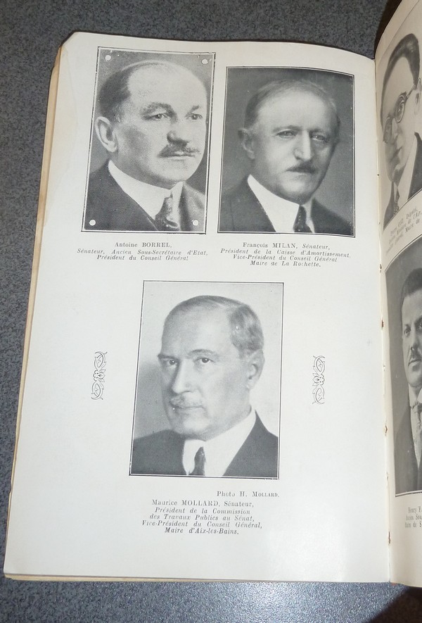 Annuaire officiel, (de Savoie) Administratif, industriel, Commercial et Touristique du Département de la Savoie pour 1935