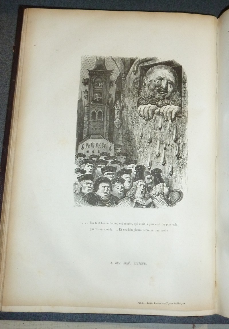 Oeuvres, contenant la vie de Gargantua et celle de Pantagruel, augmentée de plusieurs fragments et deux chapitres du Ve livre restitués d'après un manuscrit de la bibliothèque impériale