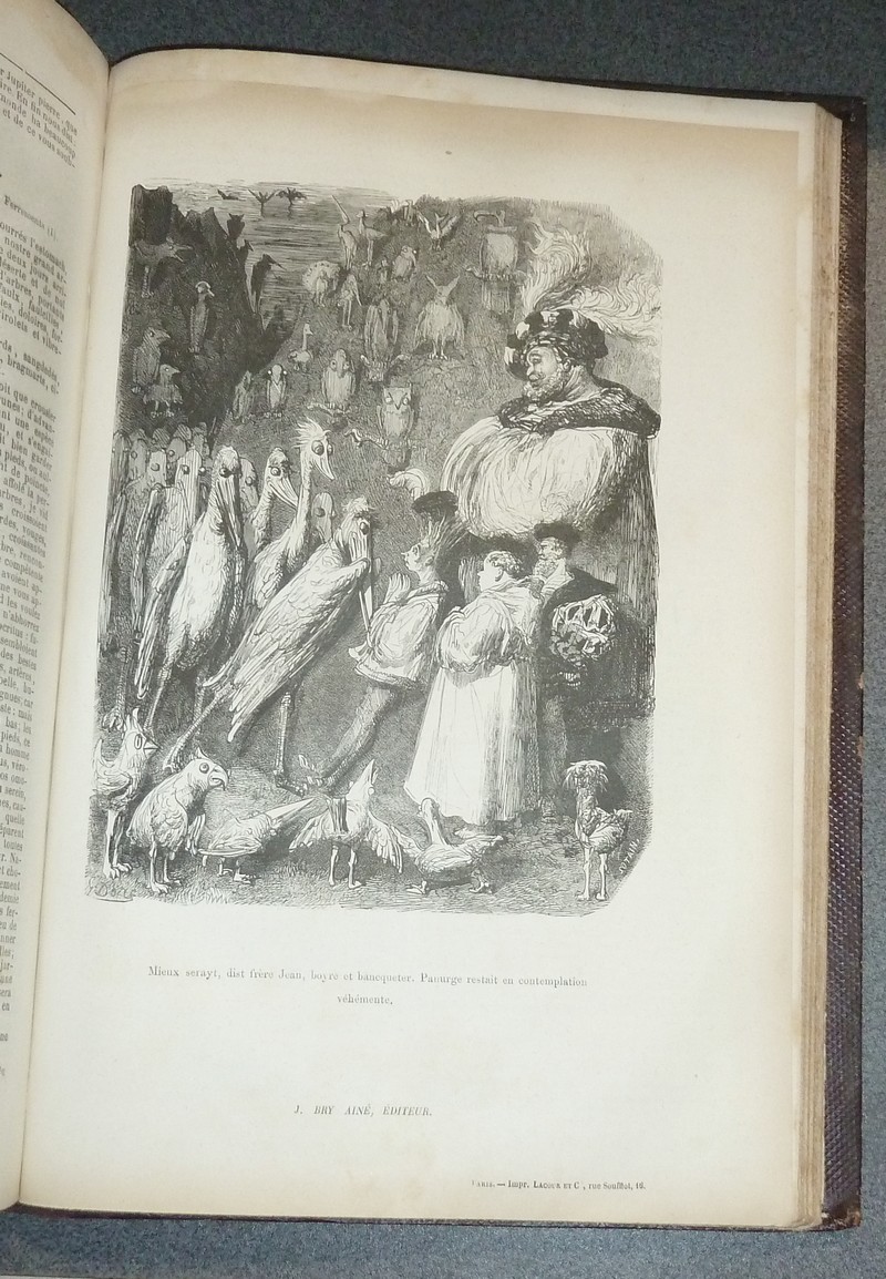 Oeuvres, contenant la vie de Gargantua et celle de Pantagruel, augmentée de plusieurs fragments et deux chapitres du Ve livre restitués d'après un...