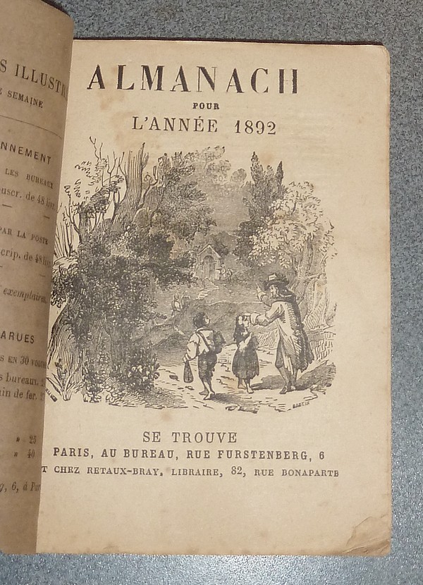 Almanach du Laboureur et du Vigneron - 1892