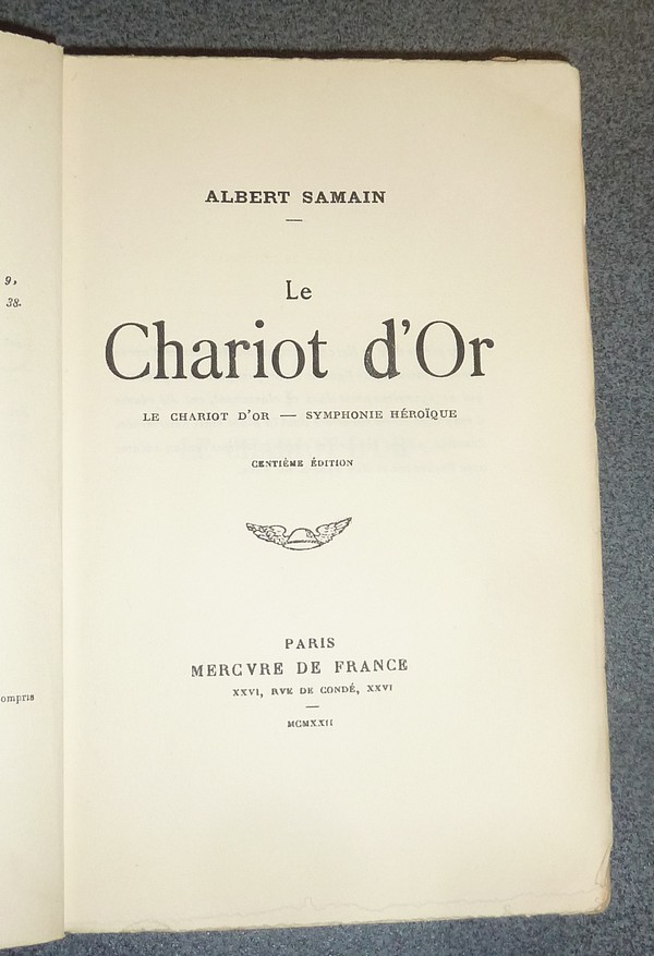 Le Chariot d'or - Symphonie héroïque