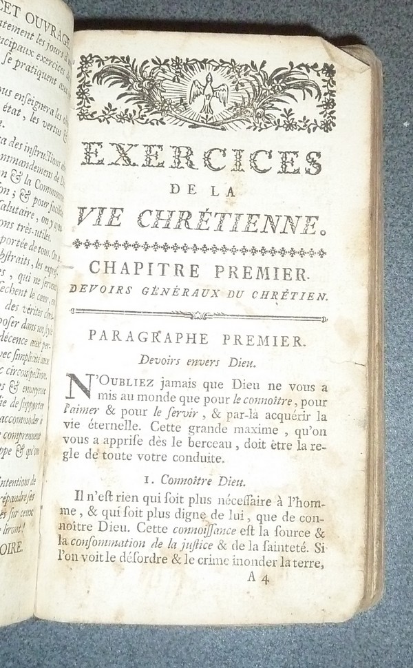 Exercices de la Vie Chrétienne, ou l'on donne des instructions pour remplir tous les devoirs de la Religion. Recueillis par les Prêtres missionnaires du Diocèse de Besançon