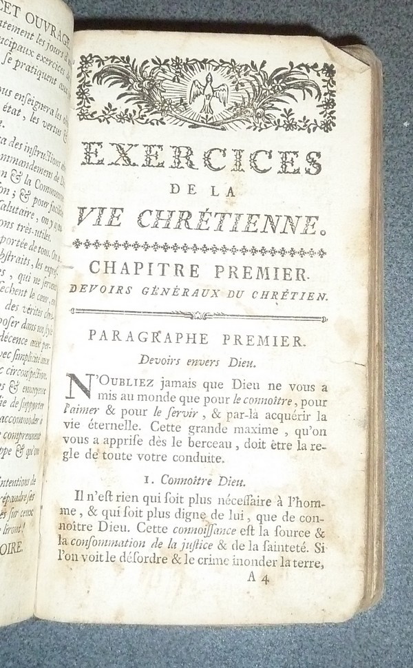 Exercices de la Vie Chrétienne, ou l'on donne des instructions pour remplir tous les devoirs de la Religion. Recueillis par les Prêtres missionnaires du Diocèse de Besançon