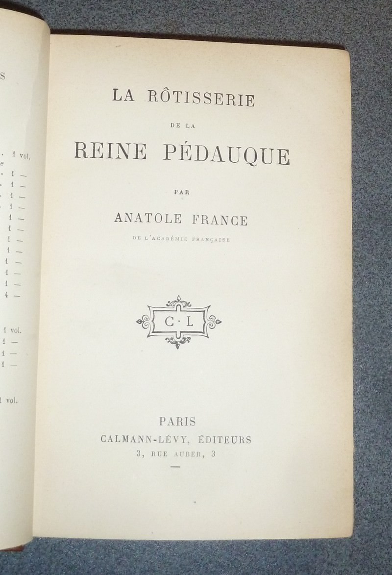 La Rôtisserie de la Reine Pédauque