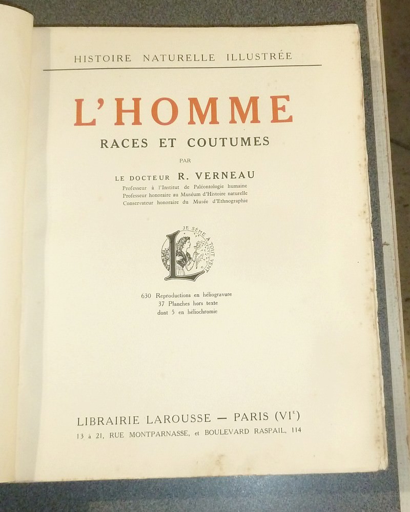 L'Homme, races et coutumes