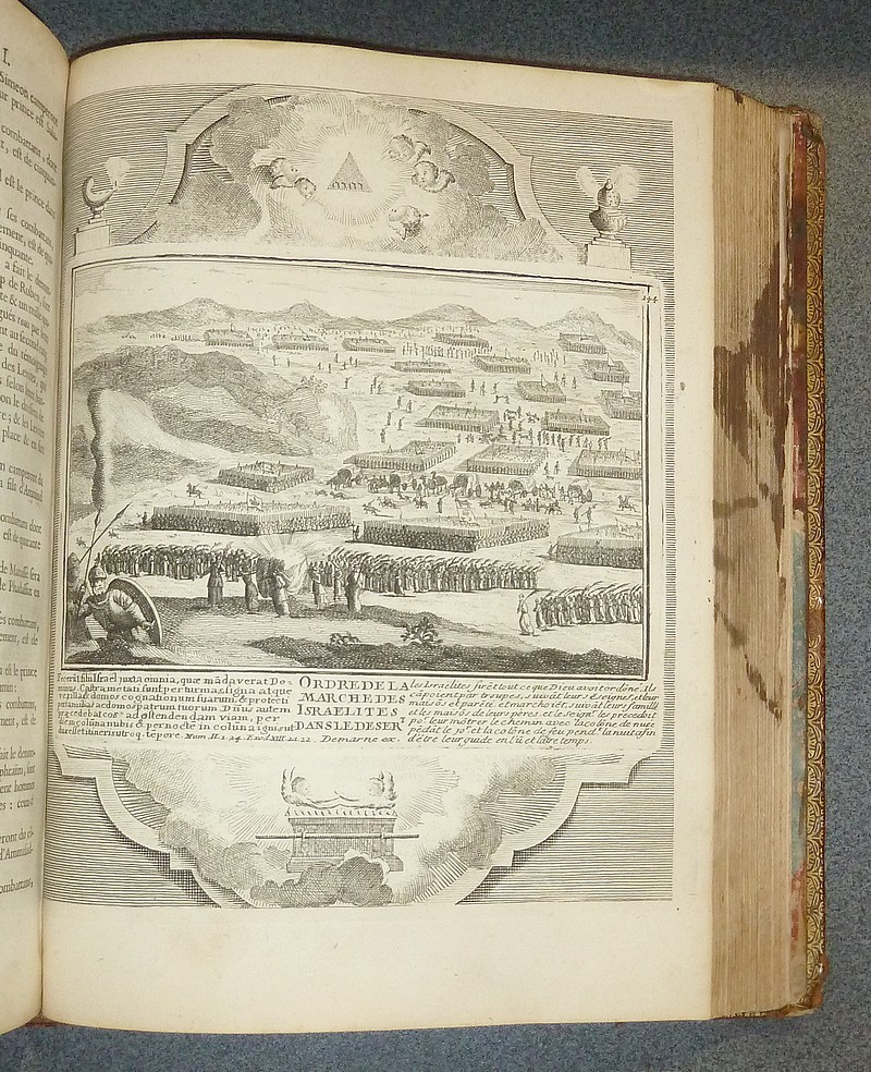 Histoire Sacrée de la Providence et de la conduite de Dieu sur les Hommes depuis le commencement du Monde jusqu'aux temps prédits de l'Apocalypse,tirée de l'Ancien et Nouveau Testament,représentée en 500 tableaux gravez d'après Raphael, autres Maitre