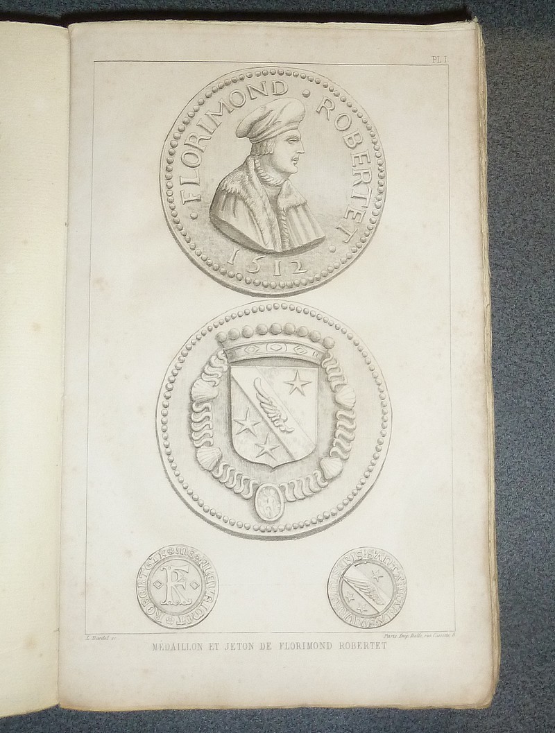 Mémoires de la Société Impériale des Antiquaires de France. 1868 - Troisième série Tome Dixième. Bulletin de Société Impériale des antiquaires de France 1866 et 1867