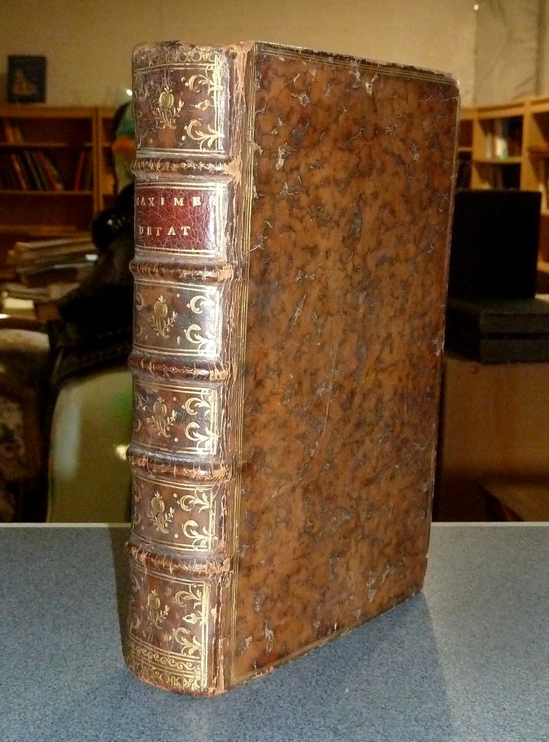 Maximes d'État ou Testament politique d'Armand Du Plessis, Cardinal Duc de Richelieu (2 volumes en un) relié avec Lettre sur le Testament politique du Cardinal De Richelieu considérablement augmentée dans cette seconde édition