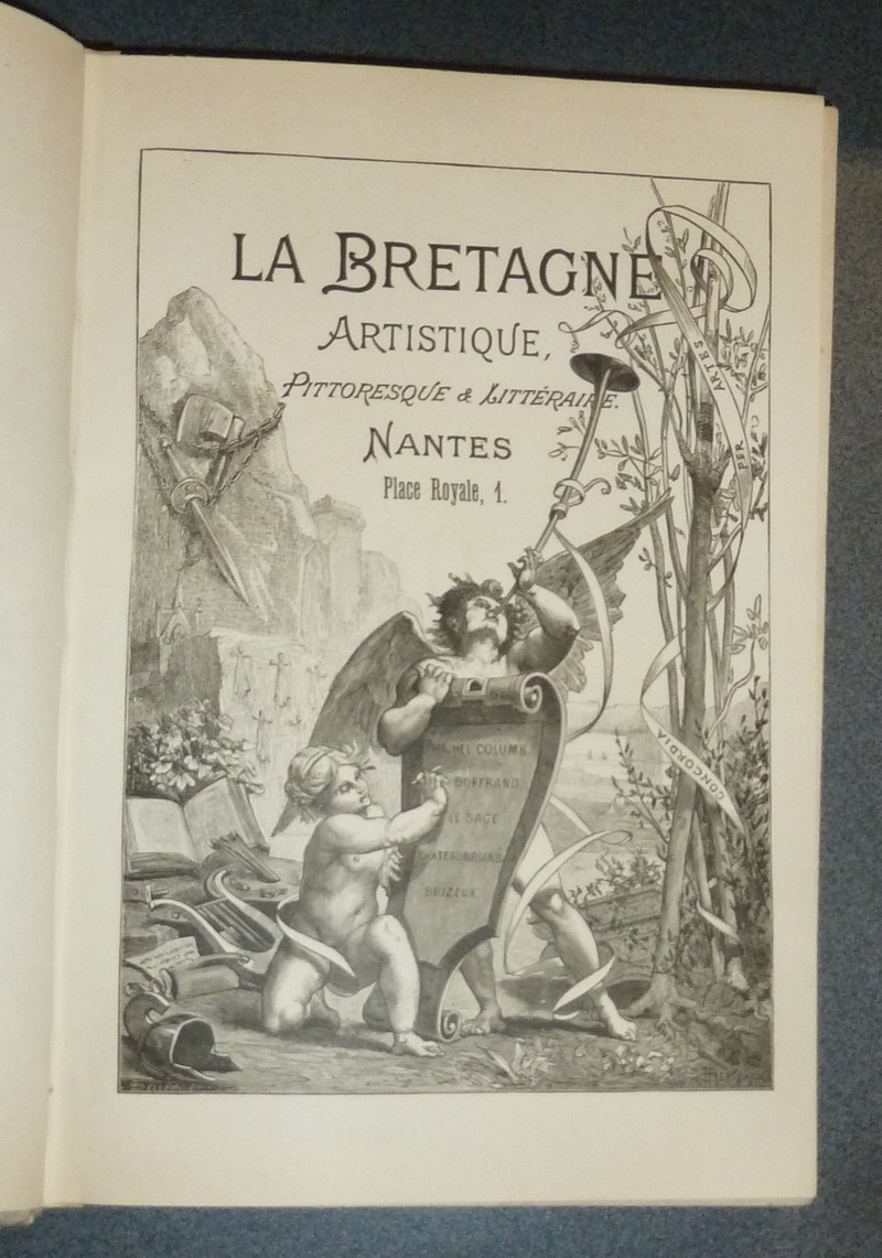 La Bretagne artistique, pittoresque & littéraire (2 volumes) Première année (de juillet à décembre 1880 - de janvier à juin 1881)