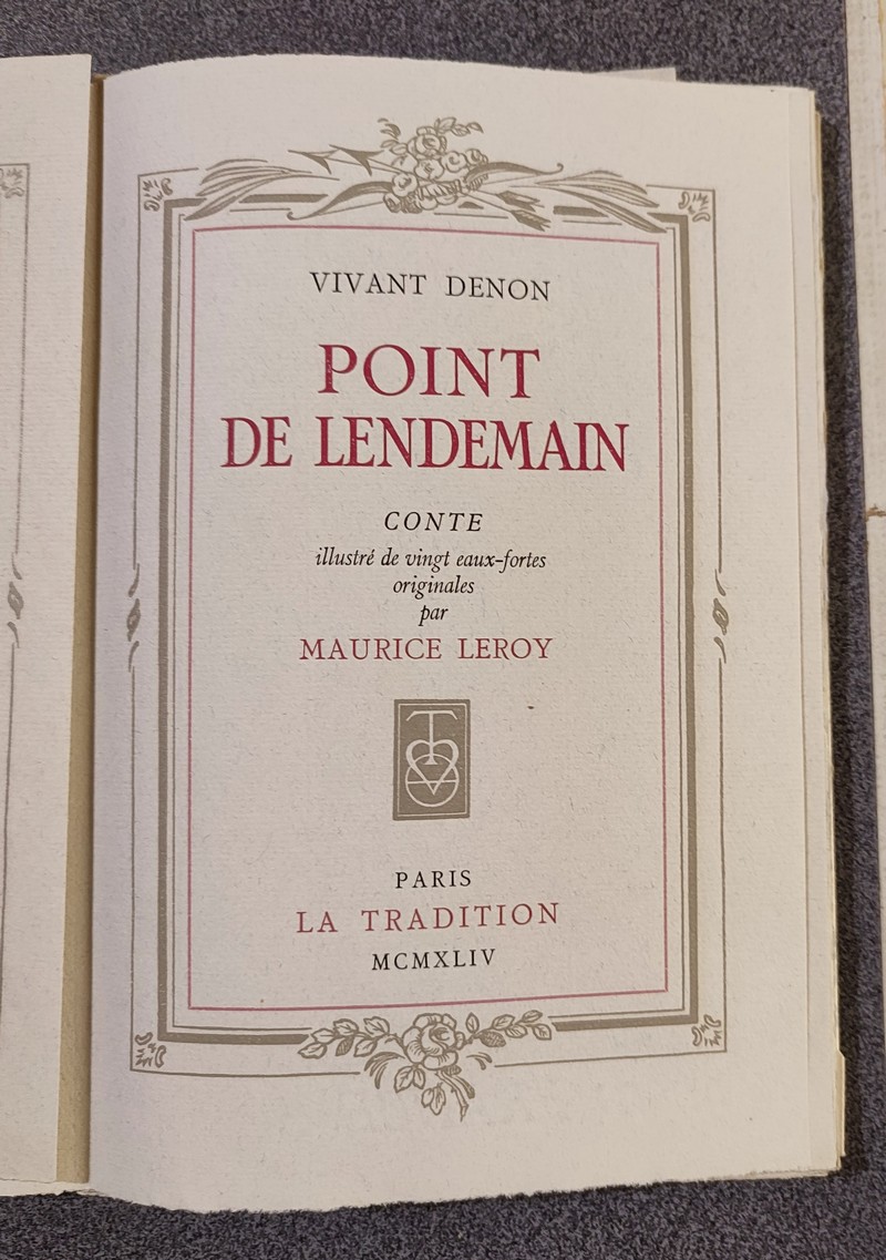 Point de lendemain