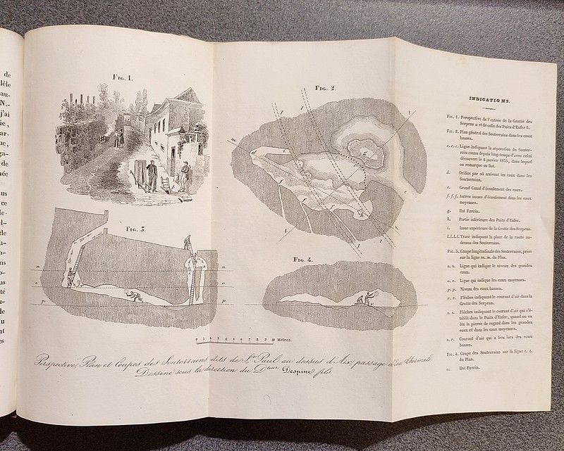 Analyse chimique des eaux minérales d'Aix en Savoie par Bonjean, relié avec le Manuel topographique et médical de l'étranger aux eaux d'Aix-en-Savoie par Despine