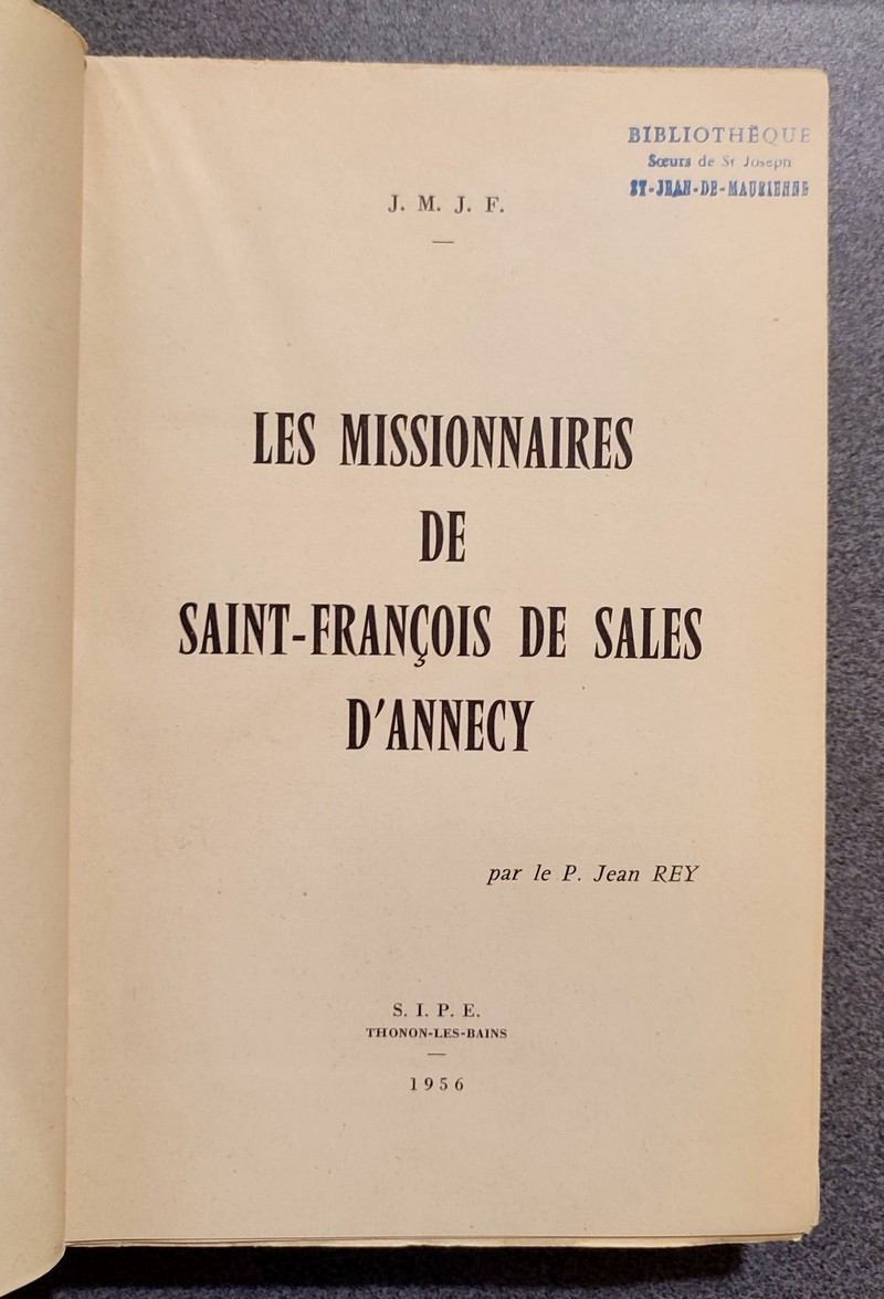 Les Missionnaires de Saint-François de Sales d'Annecy