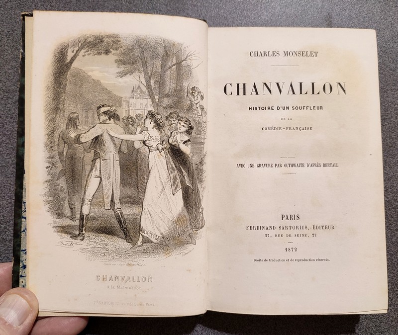 Chanvallon. Histoire d'un souffleur de la Comédie-française