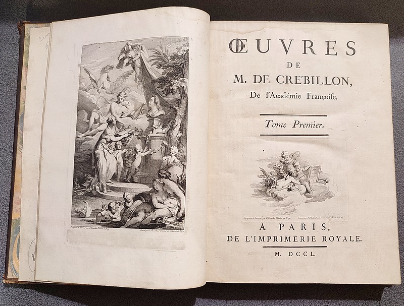 Oeuvres de M. de Crébillon (2 volumes)