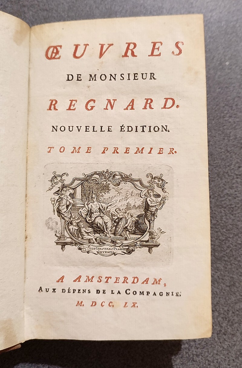 Oeuvres de Monsieur Regnard (3 volumes)