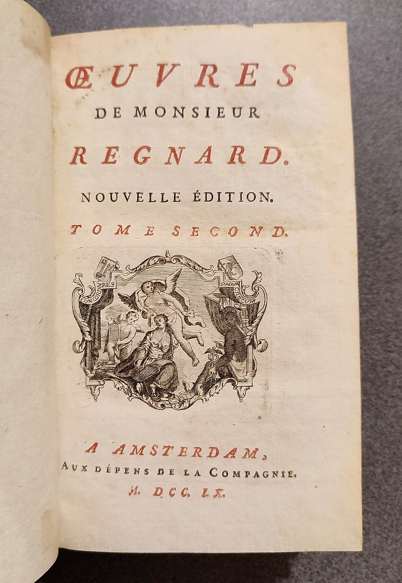 Oeuvres de Monsieur Regnard (3 volumes)