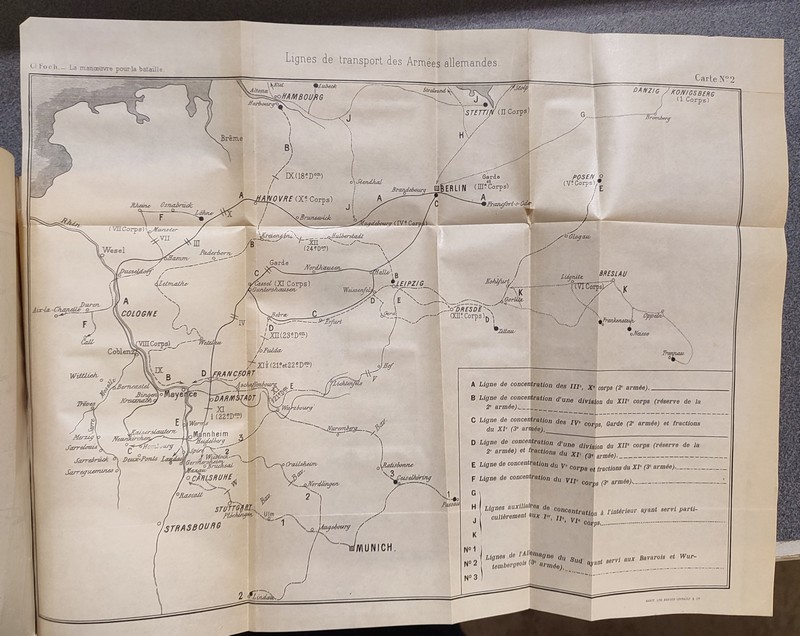 De la conduite de la Guerre. Manoeuvre pour la Bataille. 2 ème série des conférences faites à l'école supérieure de Guerre (1904)