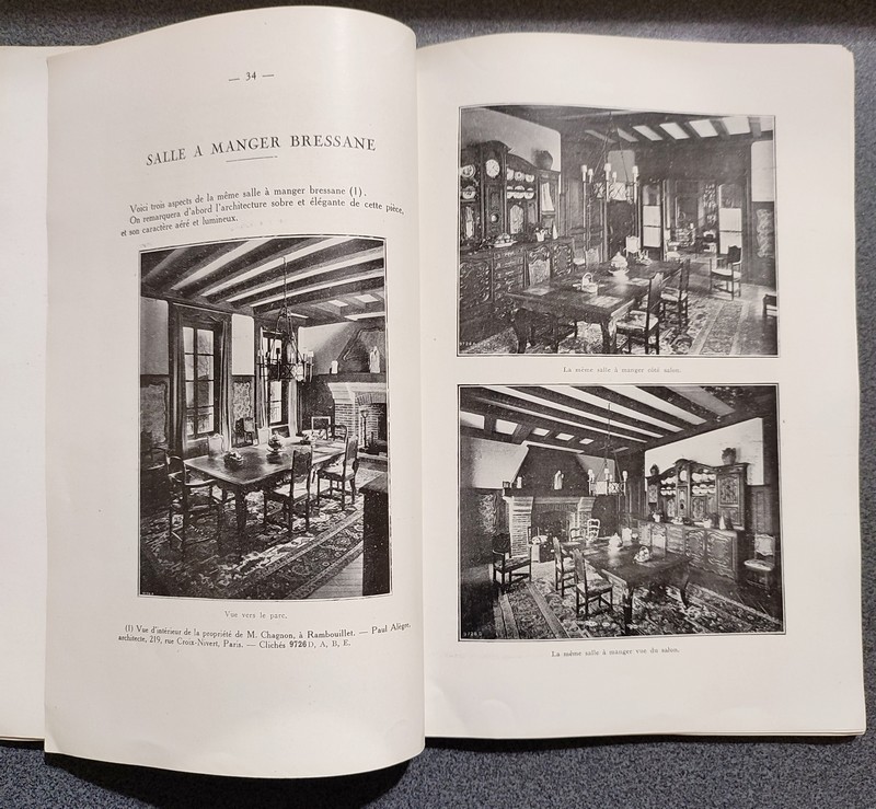 Les meubles bressans. L'art rustique et la décoration d'intérieur