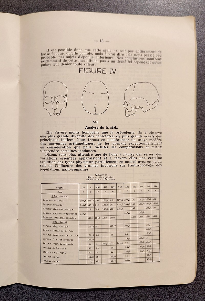 Le cimetière Gallo-Romaine et Barbare de Briord (Ain). Étude anthropologique sommaire de la population aux deux époques