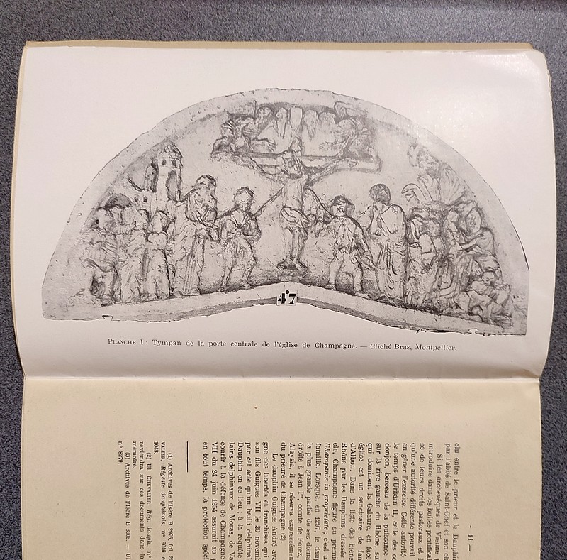 L'église de Champagne. Notes sur l'origine des Dauphins de Viennois et sur la frontière rhodanienne de l'Empire et du Royaume au XII siècle