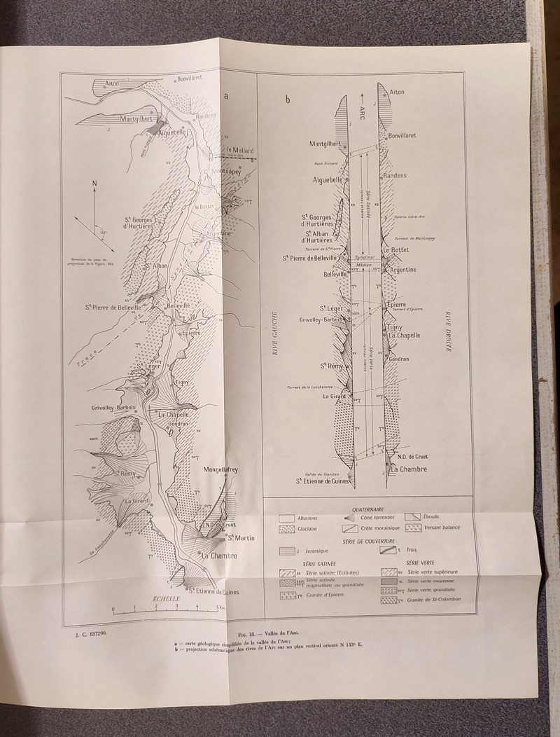 Recherches géologiques sur la partie septentrionale du Massif des Belledonne (Alpes françaises)