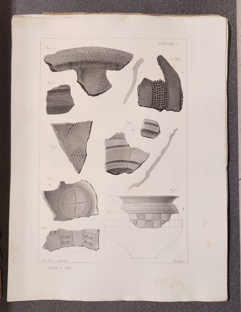 Habitations lacustres de la Savoie. Album - 2ème mémoire 1867