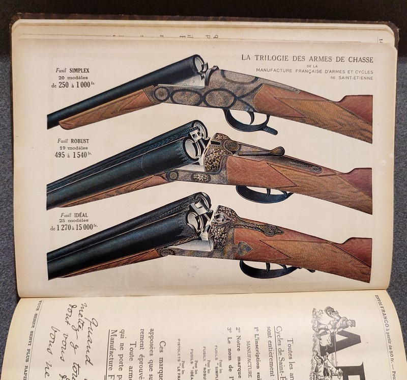 Catalogue de la Manufacture Française d'Armes & Cycles, Saint-Étienne, 1934