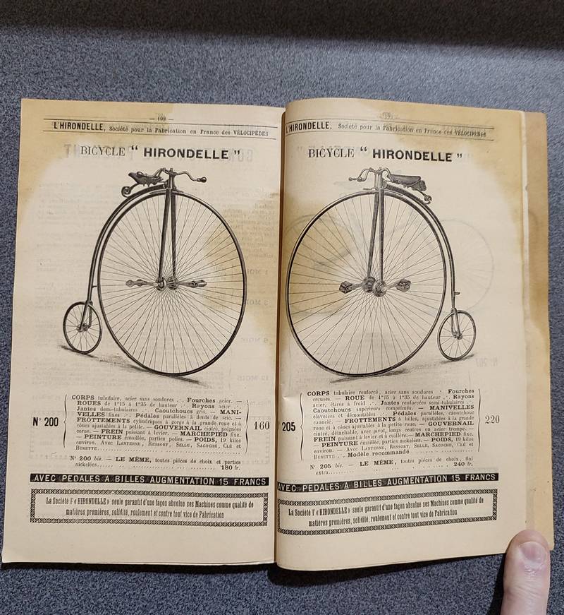 Catalogue de la Manufacture Française d'Armes de Saint-Étienne (entre 1890 et 1899), bon de commande n° 21