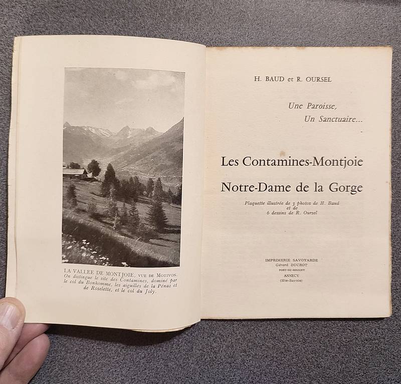 Les Contamines-Montjoie, Notre-Dame de la Gorge. Une Paroisse, un sanctuaire