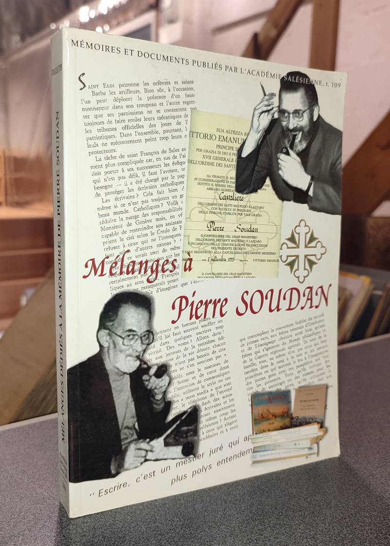 Livre ancien Savoie - Mélanges dédiés à la mémoire de Pierre Soudan - Académie salésienne