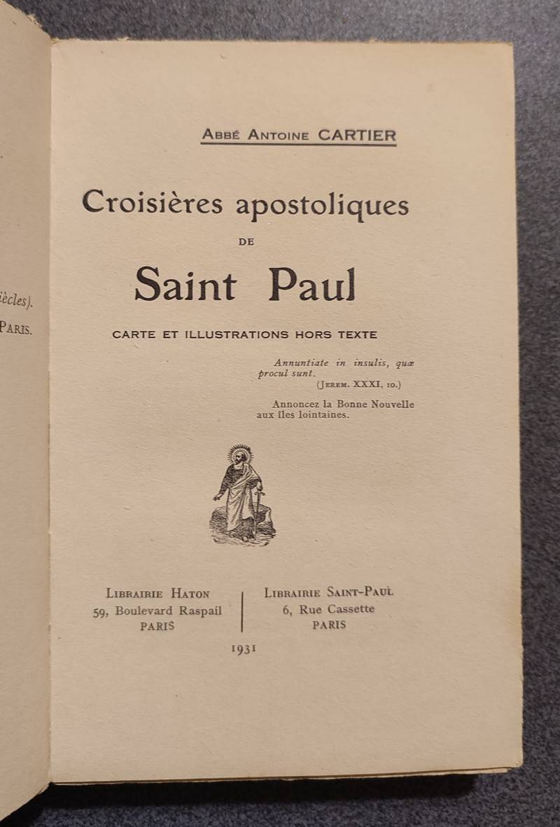 Croisières apostoliques de Saint Paul