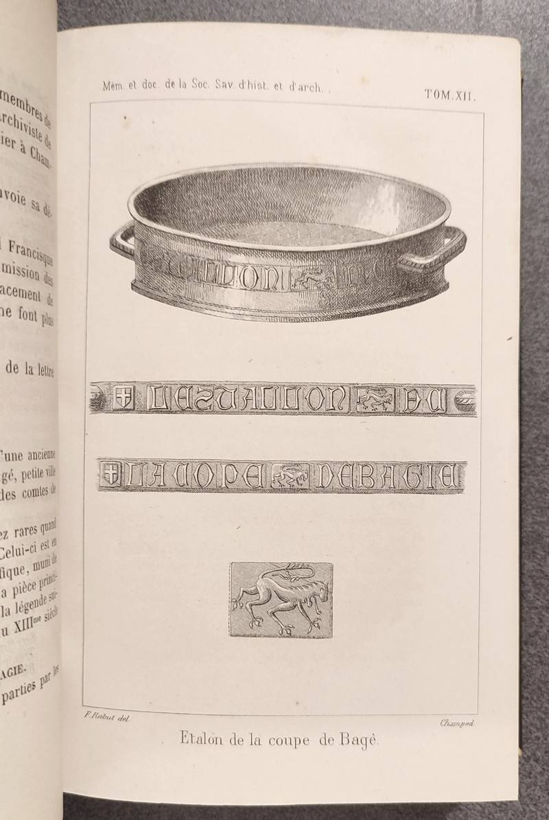 Mémoires et Documents de la Société Savoisienne d'Histoire et d'Archéologie. Tome 12, 1868 (1870)