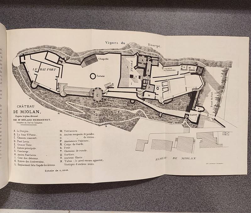 Mémoires et Documents de la Société Savoisienne d'Histoire et d'Archéologie. Tome XVIII - 1879 - « Miolan, prison d'état. Monographie précédée d'une introduction historique »