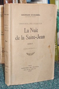 livre ancien - La nuit de la Saint-Jean - Duhamel, Georges