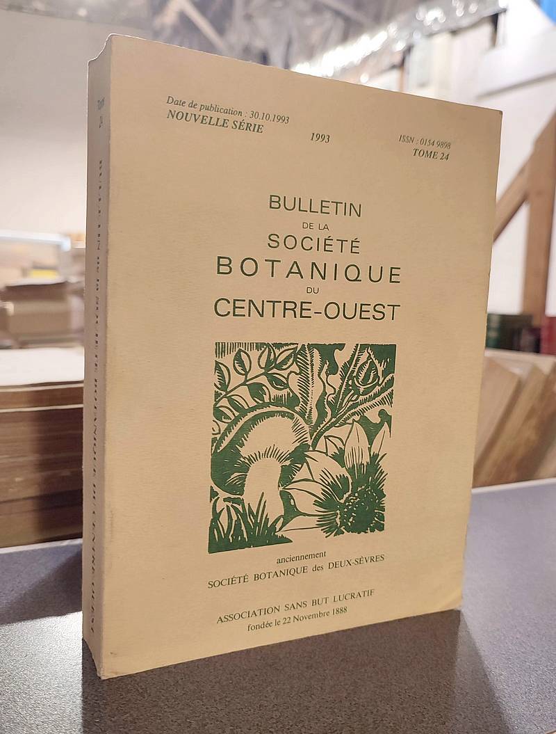 Bulletin de la société botanique du Centre-ouest, Tome 24 - 1993 - Collectif