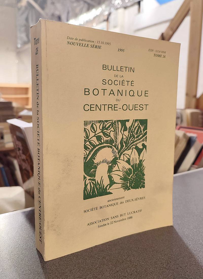 livre ancien - Bulletin de la société botanique du Centre-ouest, Tome 26 - 1995 - Collectif