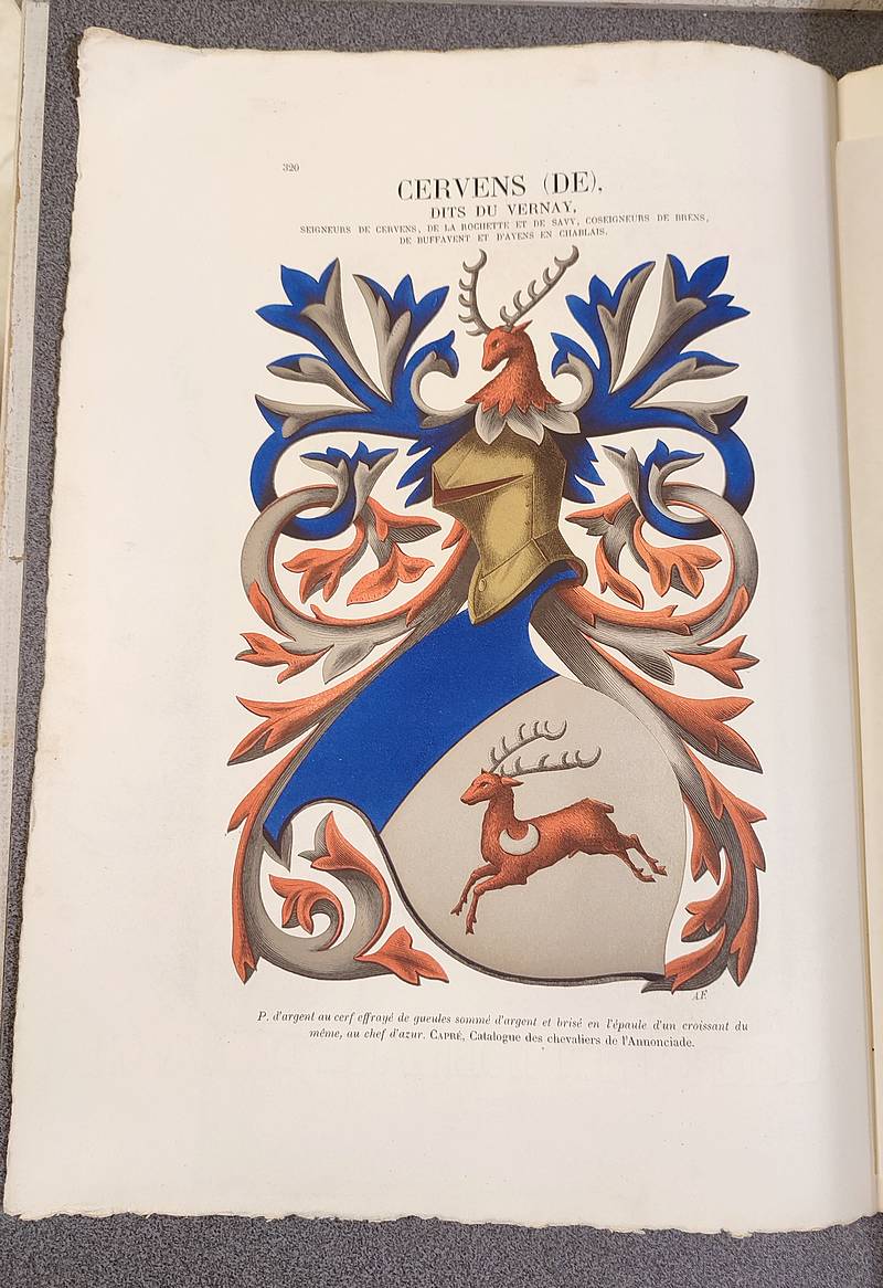 Livre ancien Savoie - Armorial et Nobiliaire de l'Ancien Duché de Savoie (Tome I - livraison 20) - Foras, Le Cte E. Amédée de