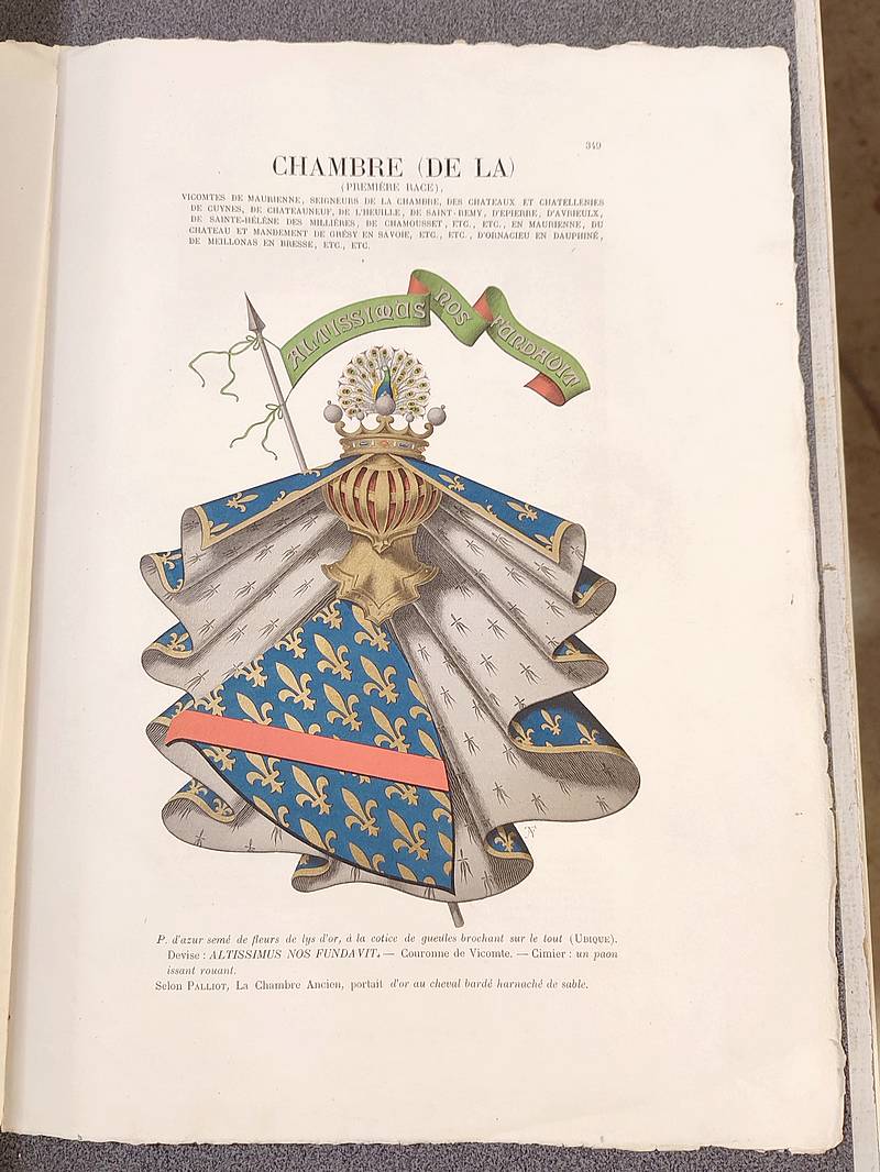 Armorial et Nobiliaire de l'Ancien Duché de Savoie (Tome I - livraison 21)