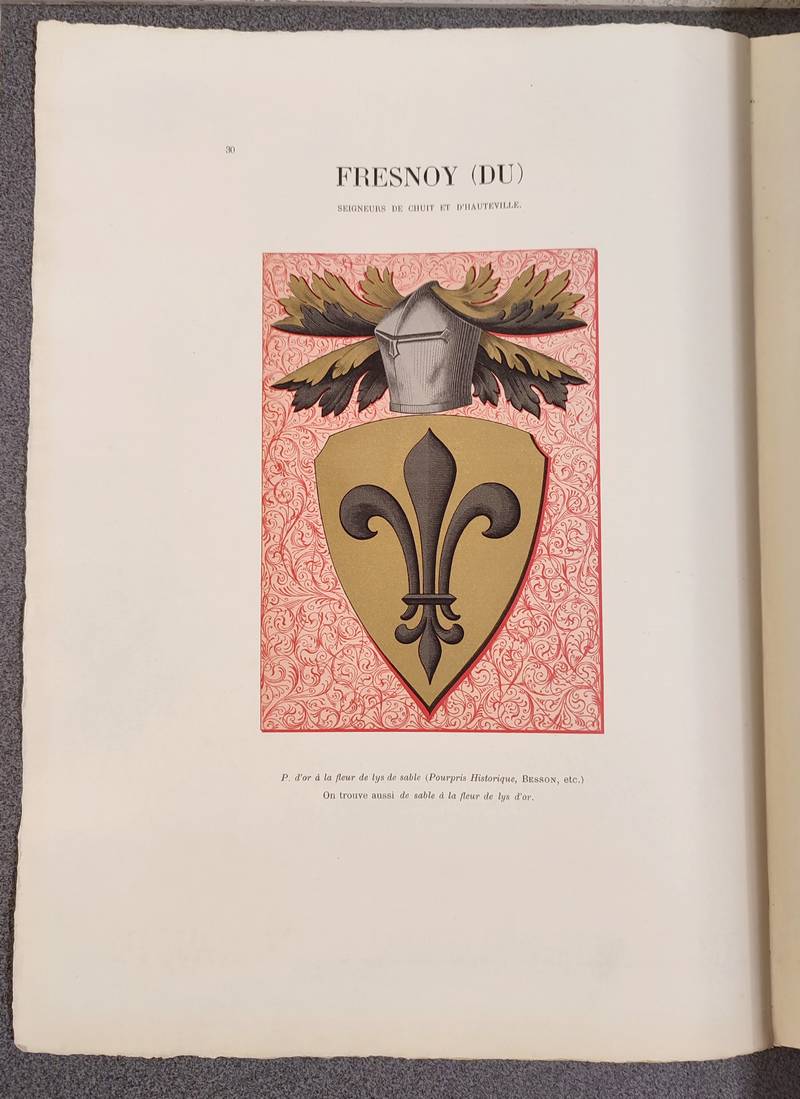 Livre ancien Savoie - Armorial et Nobiliaire de l'Ancien Duché de Savoie (Tome III - livraison 3) - Foras, Le Cte E. Amédée de