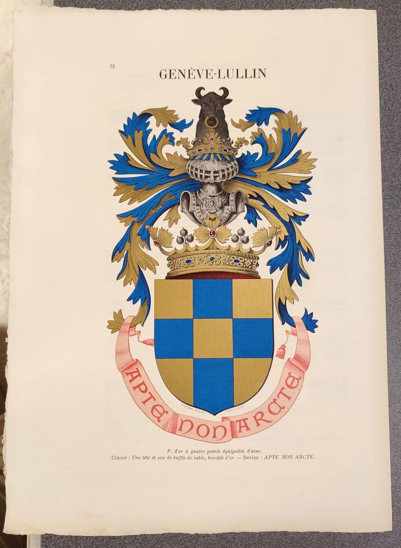 Livre ancien Savoie - Armorial et Nobiliaire de l'Ancien Duché de Savoie (Tome III - livraison 5) - Foras, Le Cte E. Amédée de